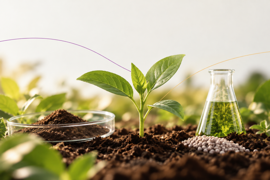 Bioinsumos y economía circular mediante el aprovechamiento sostenible de residuos agropecuarios.